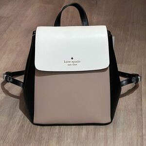 KATE SPADE NEW YORK MADISON LEATHER MEDIUM FLAP BACKPACK